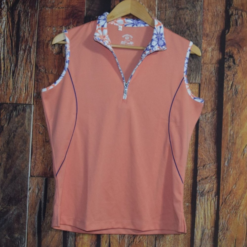 MONTERY CLUB Women's Sz M Moisture Wicking Dry Swing Sleeveless Shirt